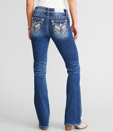 Miss Me Mid-Rise Boot Stretch Jean back view