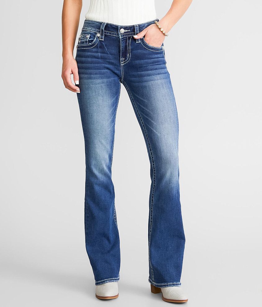 Mid-Rise Boot Stretch Jean - thumbnail 2