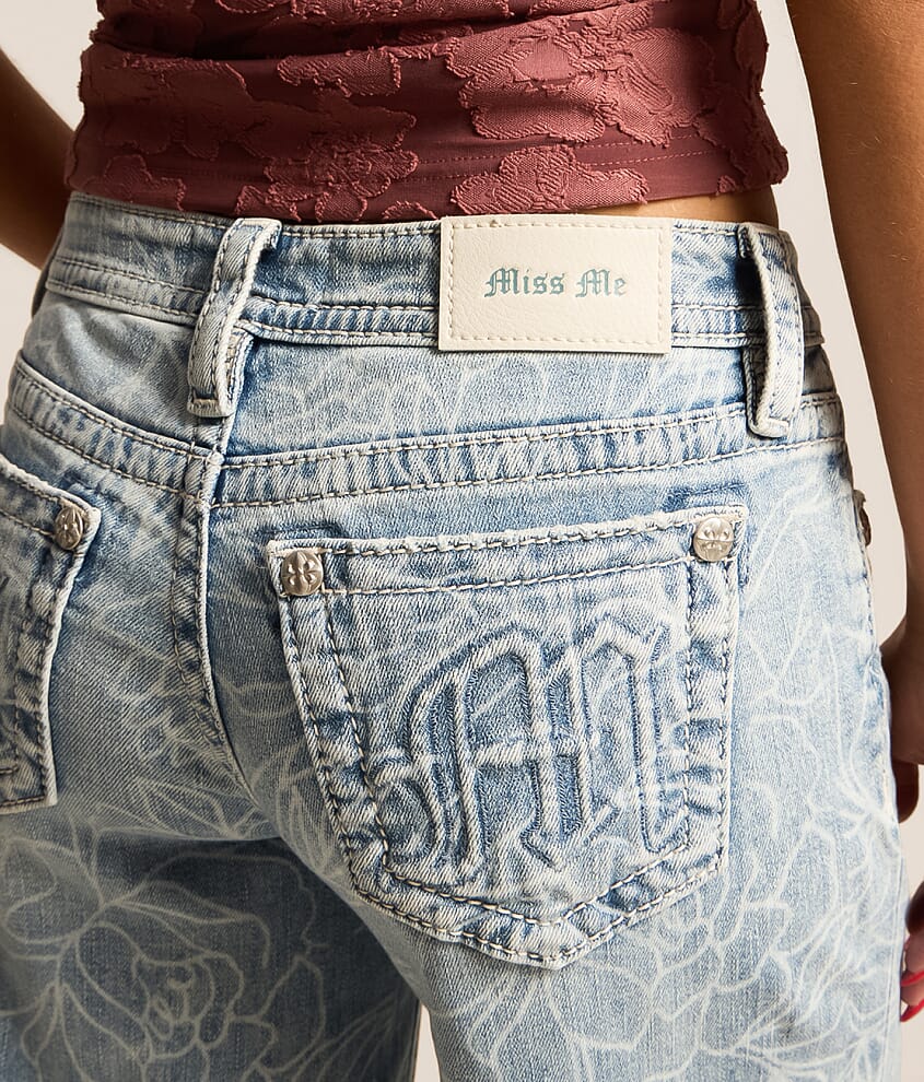 Mid-Rise Wide Leg Stretch Jean - thumbnail 5