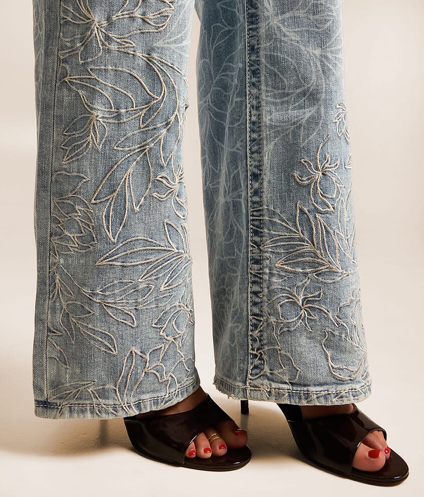 Mid-Rise Wide Leg Stretch Jean - thumbnail 7