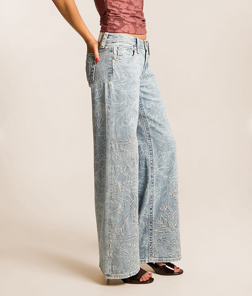 Mid-Rise Wide Leg Stretch Jean - thumbnail 3