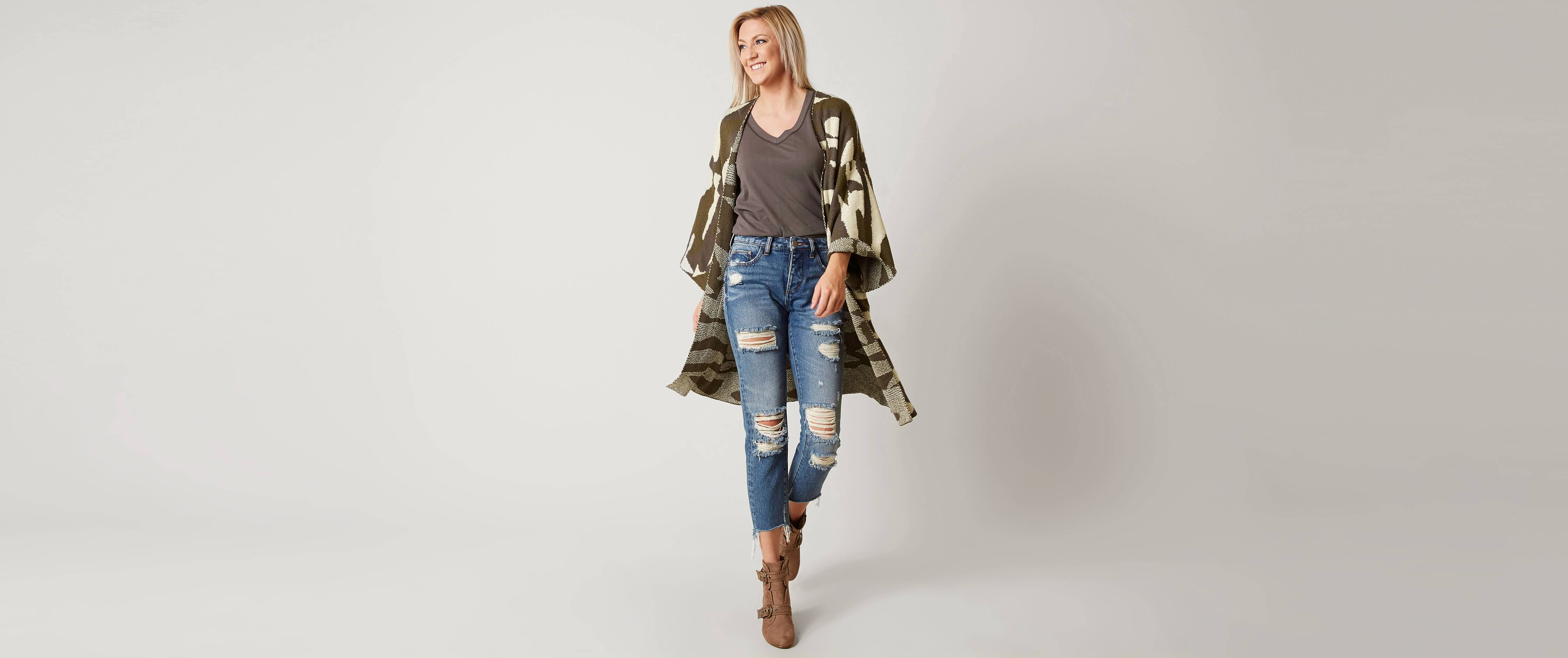 women's camouflage cardigans