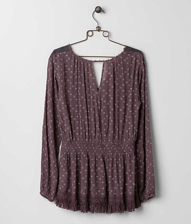 Miss Me Peplum Top BACK