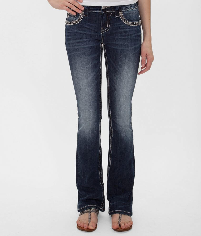 Miss Me Mid-Rise Boot Stretch Jean - Women's Jeans in DK 224 | Buckle