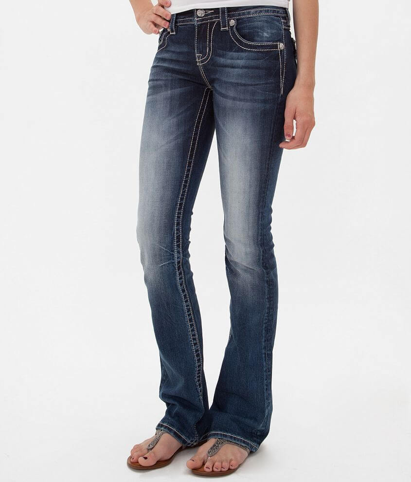 Miss Me Mid-Rise Boot Stretch Jean - Women's Jeans in DK 222 | Buckle