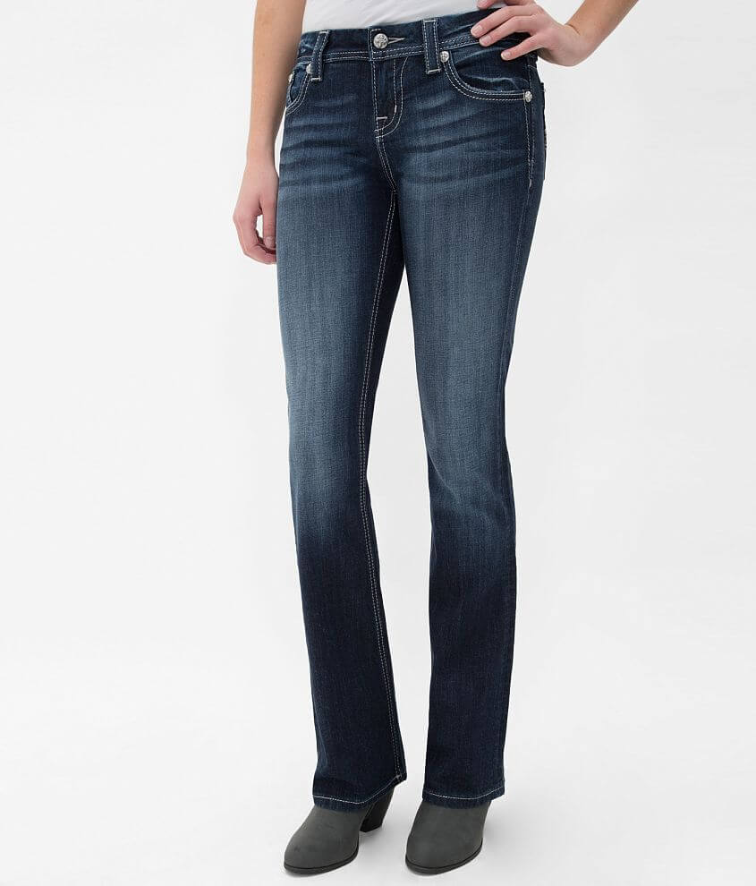 Miss Me Mid-Rise Curvy Boot Stretch Jean front view