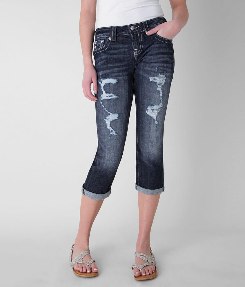 Miss Me Mid-Rise Curvy Cropped Stretch Jean - Women's Jeans in DK 216 ...