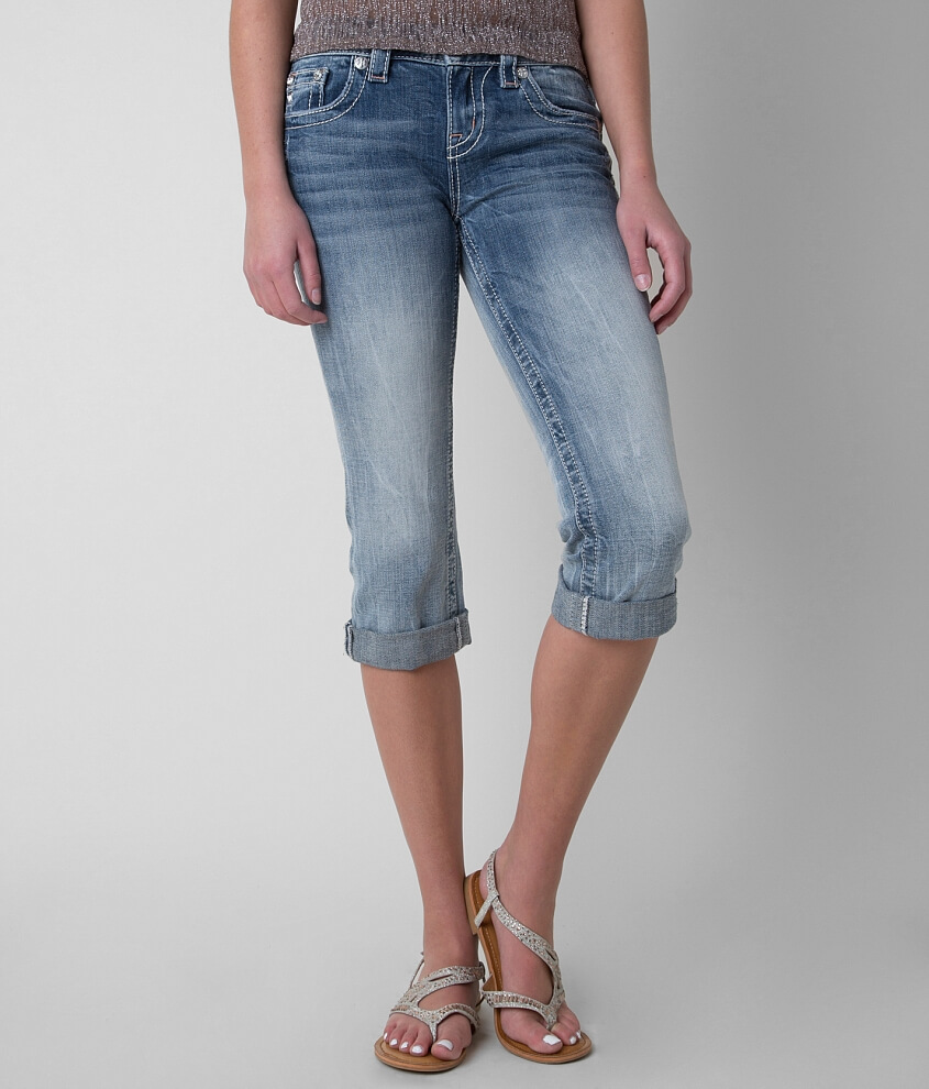 Jean Miss Me Bootcut Taille Basse 26x34 - Bleu Medium Stretch - Très Bon état