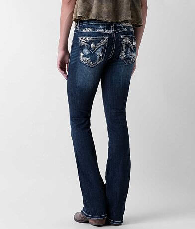 Miss Me Mid-Rise Standard Boot Stretch Jean BACK