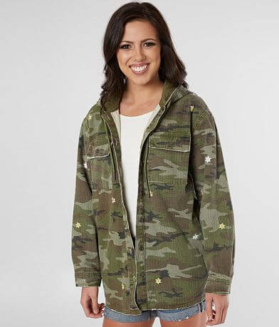 Miss Me Star Embroidered Camo Jacket FULL_RIGHT_SIDE