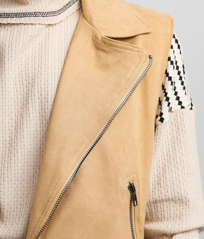 Asymmetrical Fringe Vest