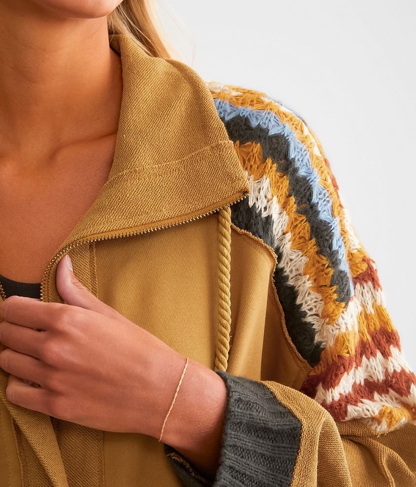 Pieced Crochet Jacket