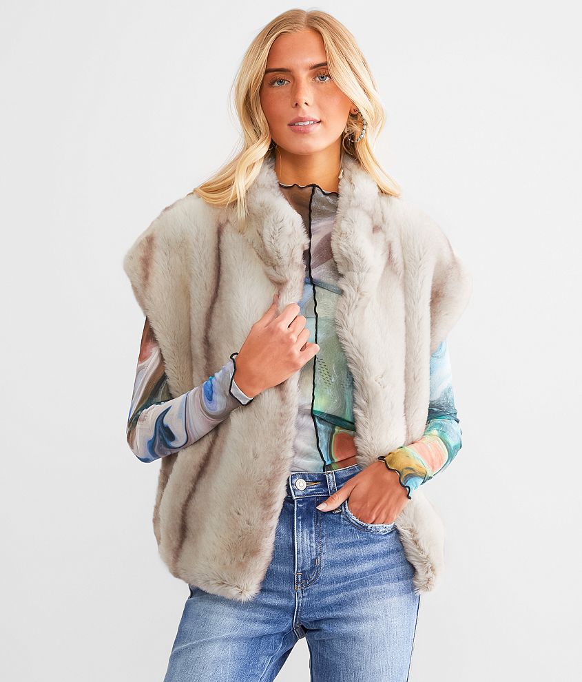 Women'S Fuzzy Vest