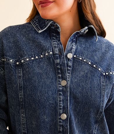 Miss Me Nashville Rhinestone Fringe Denim Jacket MISC_DETAIL_3