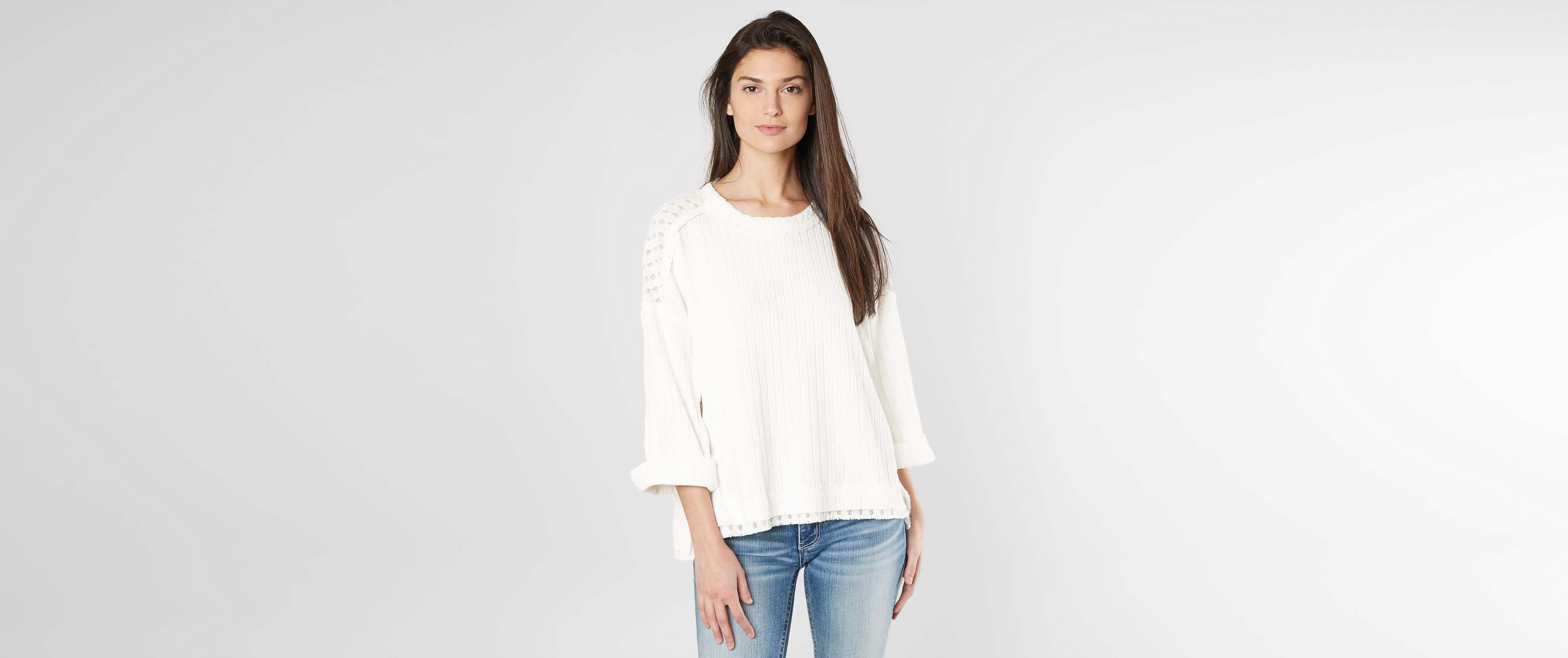 Image of Miss Me Oversized Contrast Top