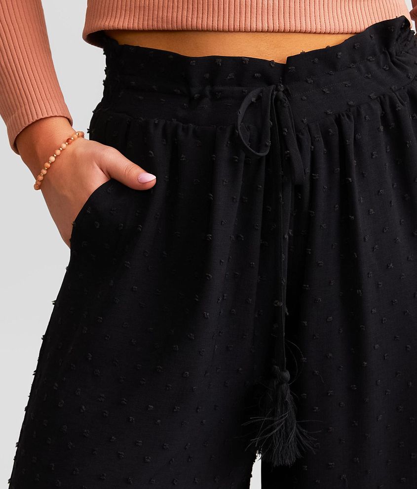 Swiss Dot Wide Leg Pant