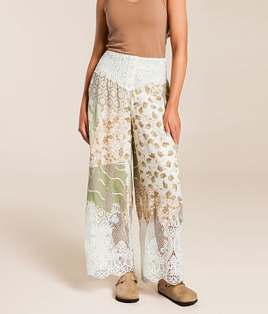 Miss Me Crochet Beach Pant front view