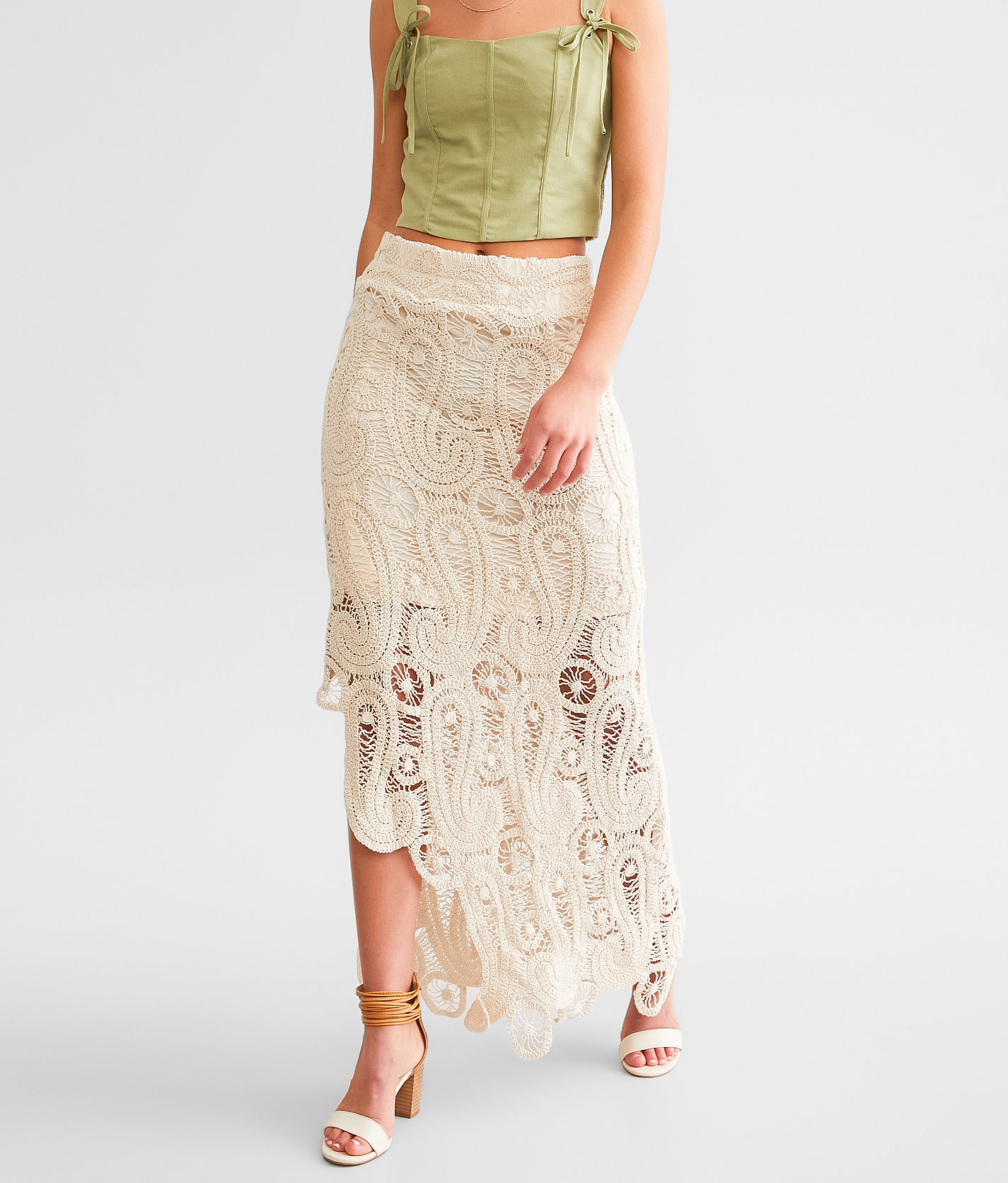 スカート andmary Gigi mouton skirt M ANDMARY】Gigi mouton skirt