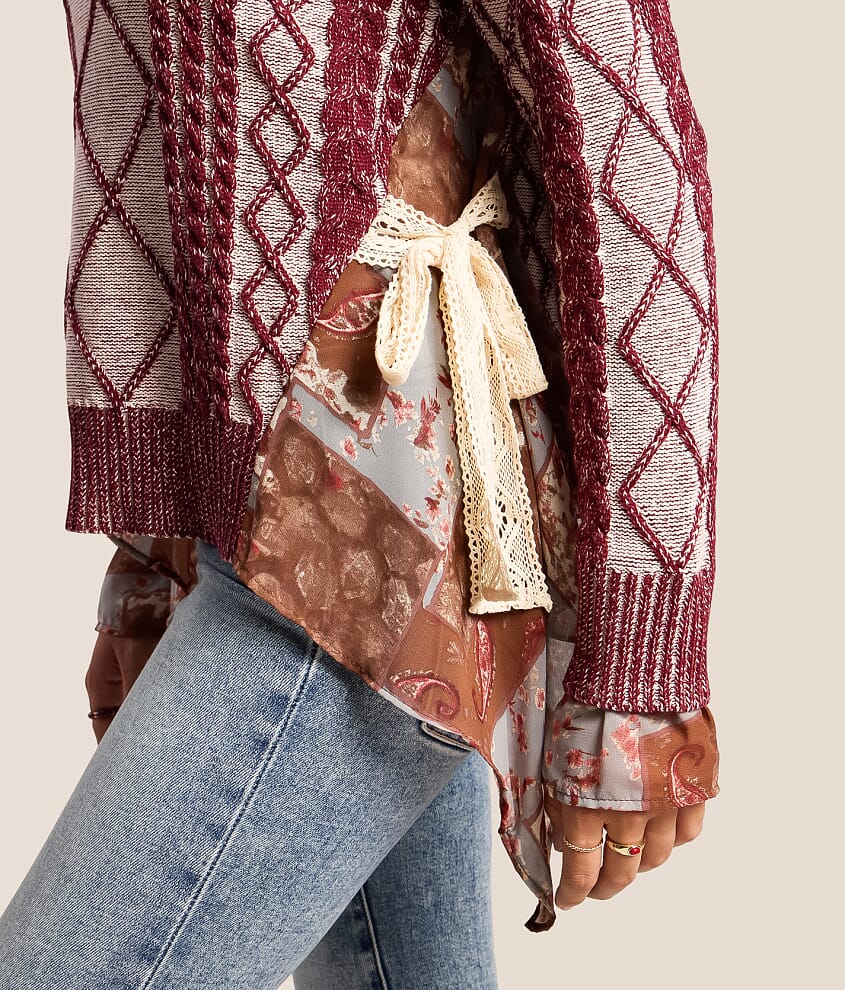 Cable Knit Sweater - thumbnail 4