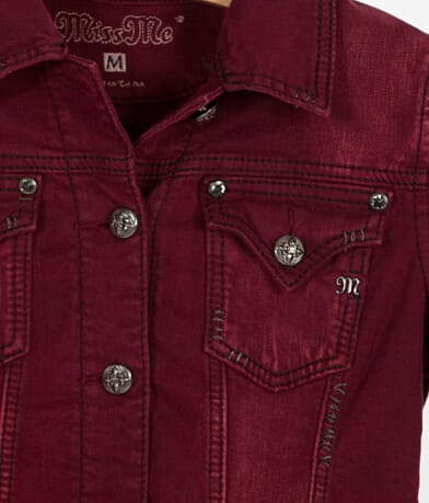 Miss Me Denim Jacket FRONT_DETAIL