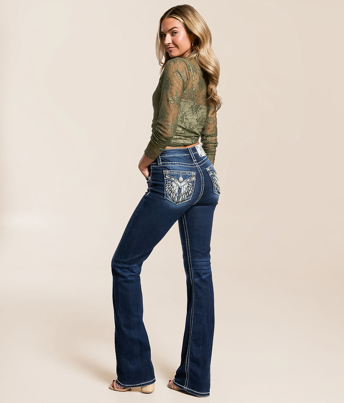 Miss Me High Rise Boot Stretch Jean — D1132 by Buckle