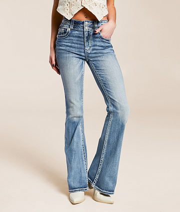 High Rise Flare Stretch Jean