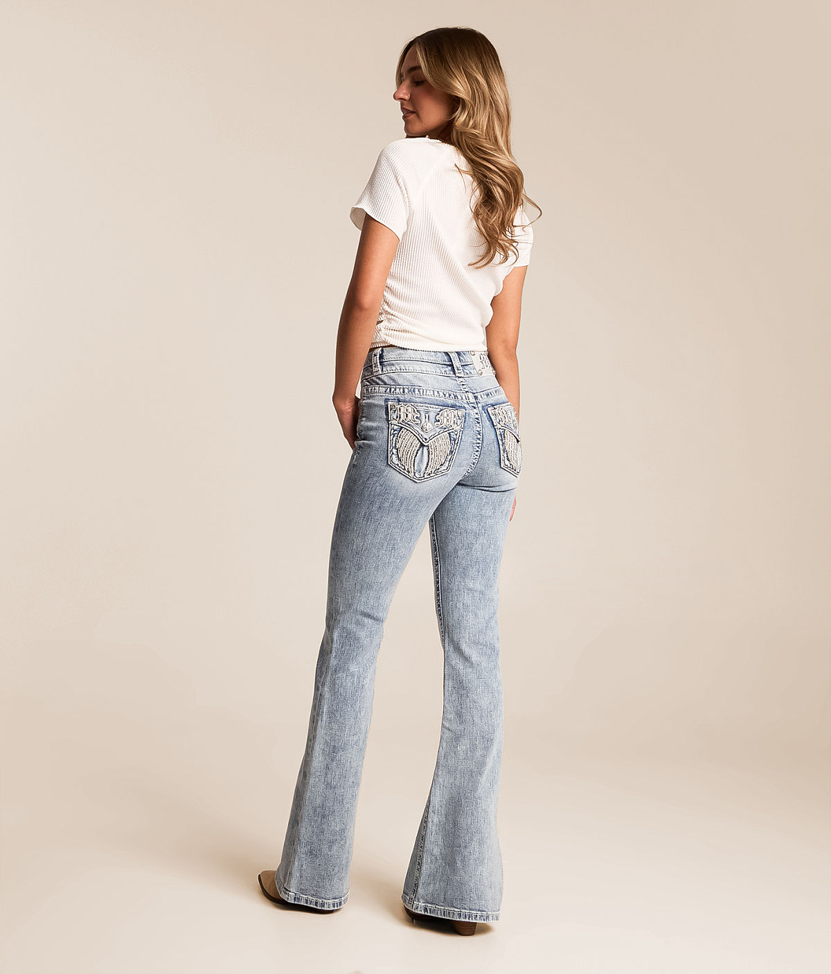 Miss Me High Rise Flare Stretch Jean — L326 by Buckle