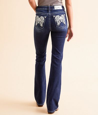 Miss Me High Rise Boot Stretch Jean back view