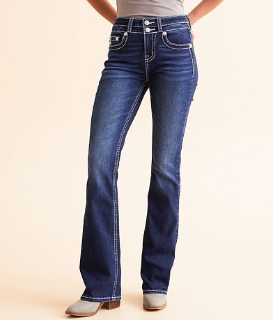 Miss Me High Rise Boot Stretch Jean front view