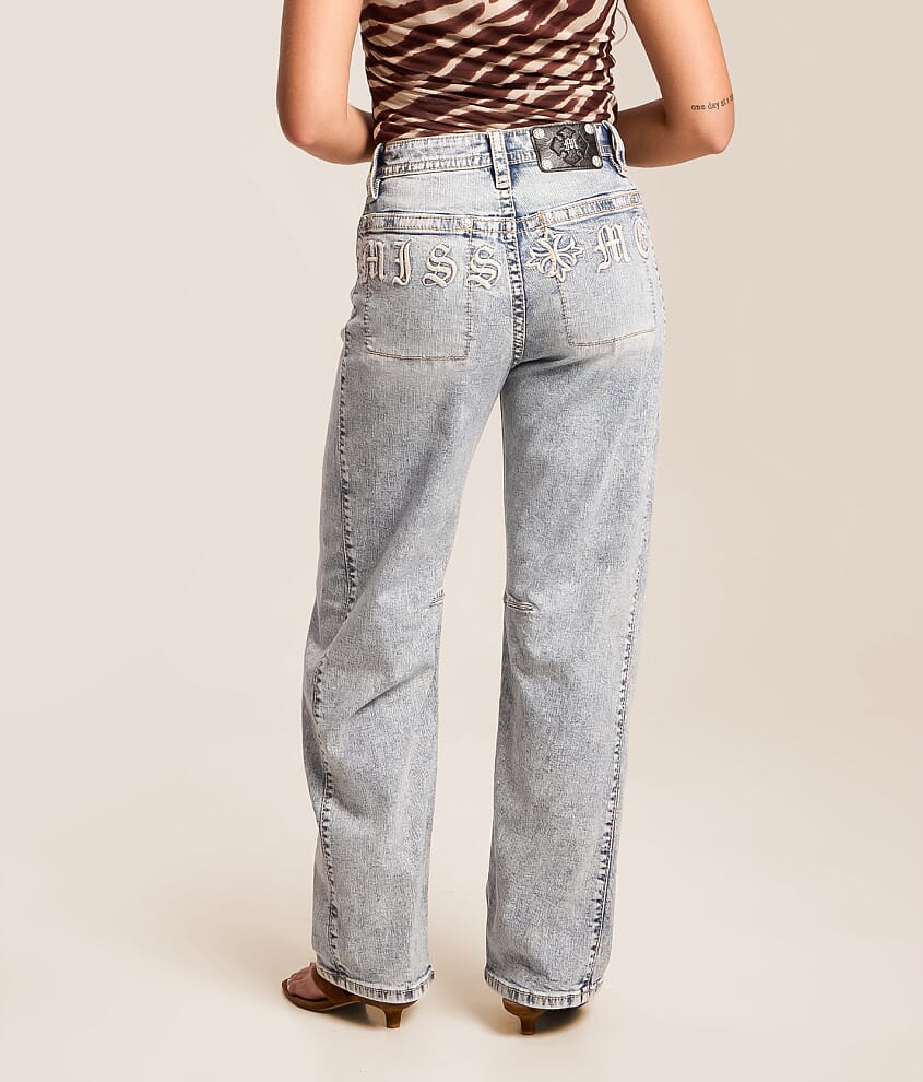 High Rise Barrel Stretch Jean