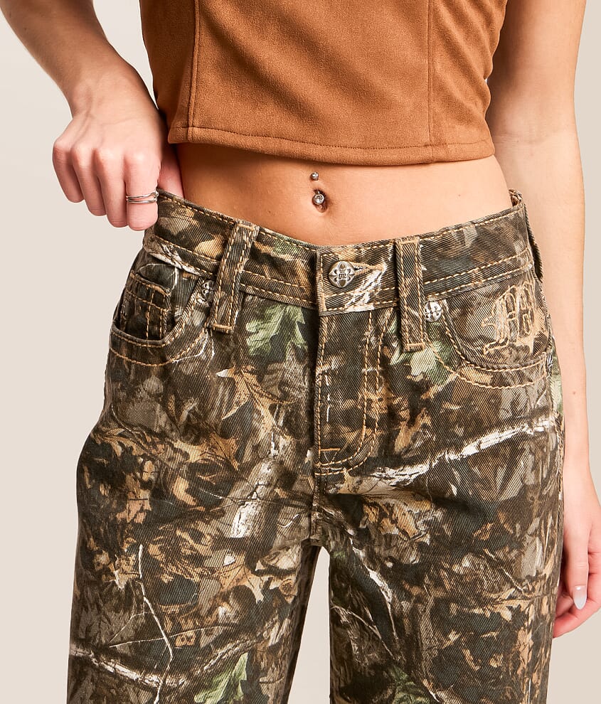 High Rise Wide Leg Camo Jean thumbnail 6