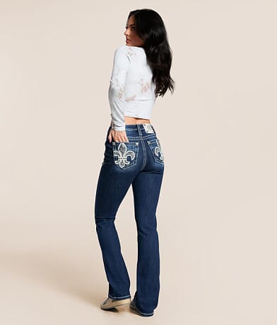 Miss Me High Rise Tailored Boot Stretch Jean front view