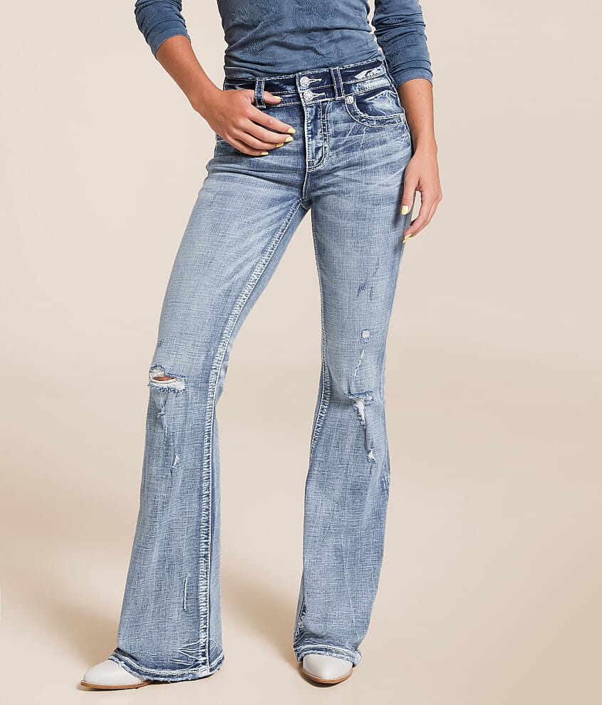 High Rise Flare Stretch Jean - thumbnail 2