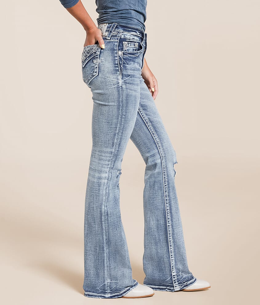 High Rise Flare Stretch Jean - thumbnail 3
