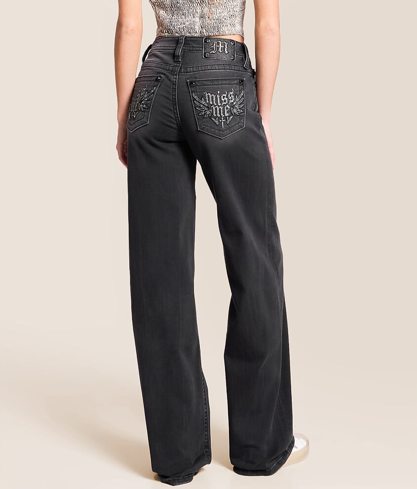High Rise Wide Leg Stretch Jean - thumbnail 4