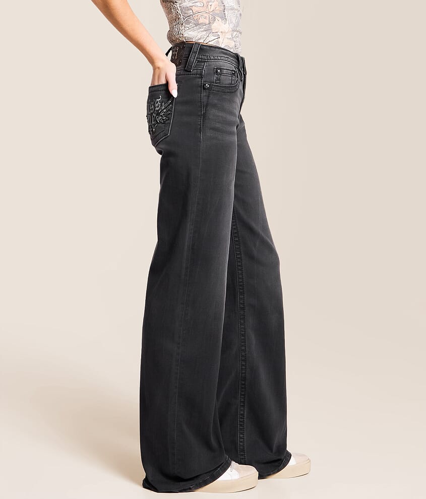 High Rise Wide Leg Stretch Jean - thumbnail 3