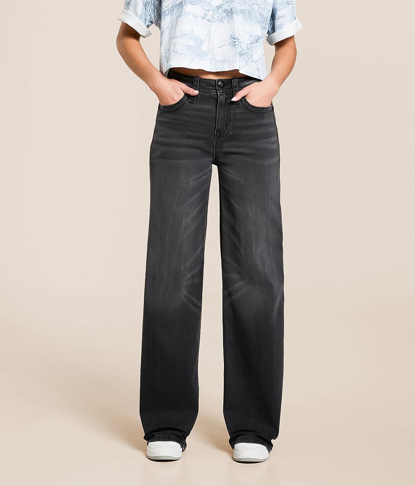 High Rise Wide Leg Stretch Jean