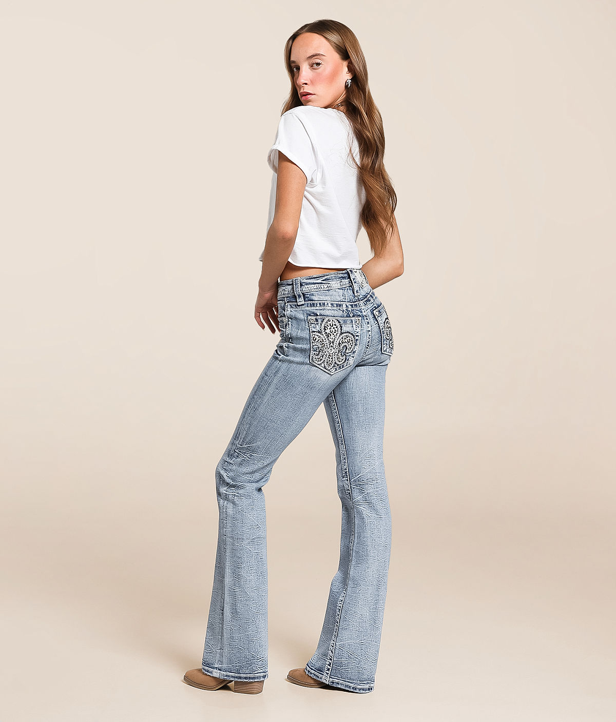 Miss Me High Rise Boot Stretch Jean — M1015 by Buckle