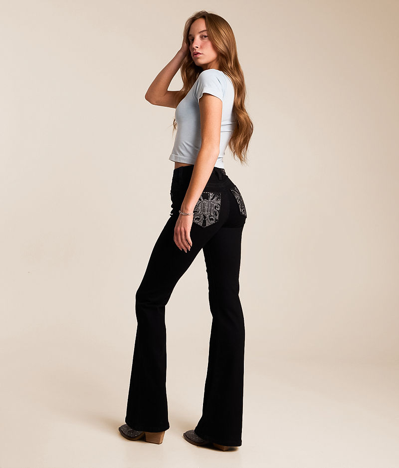 High Rise Flare Stretch Jean