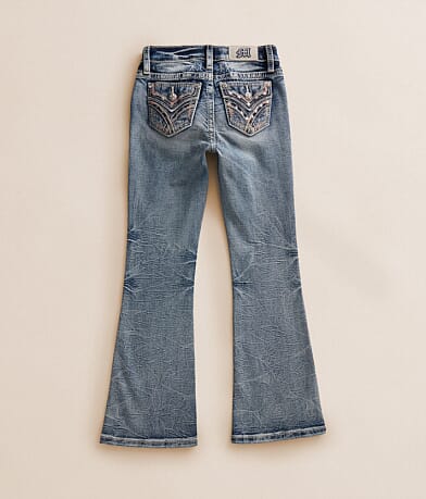 Girls - Mid-Rise Boot Stretch Jean thumbnail 2