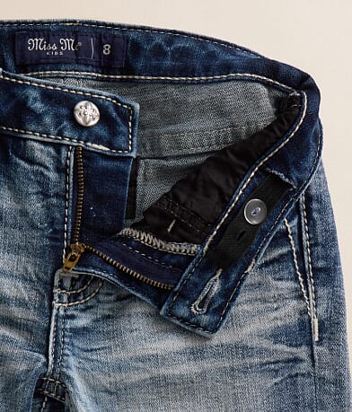 Girls - Mid-Rise Boot Stretch Jean thumbnail 6