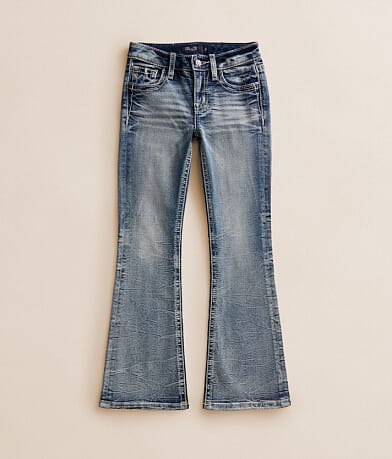 Girls - Mid-Rise Boot Stretch Jean
