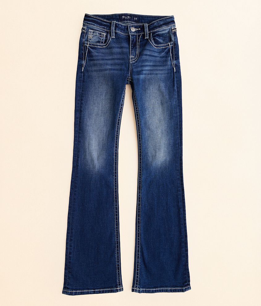 Girls - Miss Me Mid-Rise Boot Stretch Jean front view