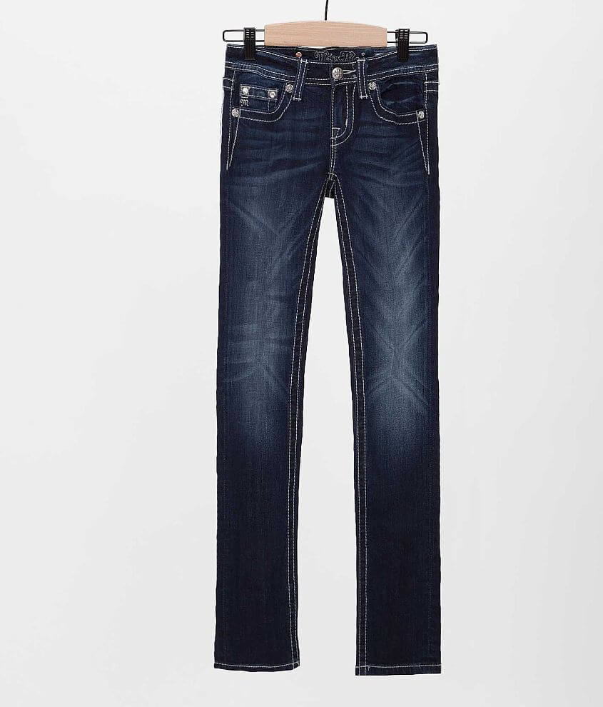 Girls - Miss Me Wing Skinny Jean front view