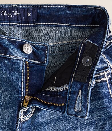 Girls - Mid-Rise Trouser Stretch Jean thumbnail 6