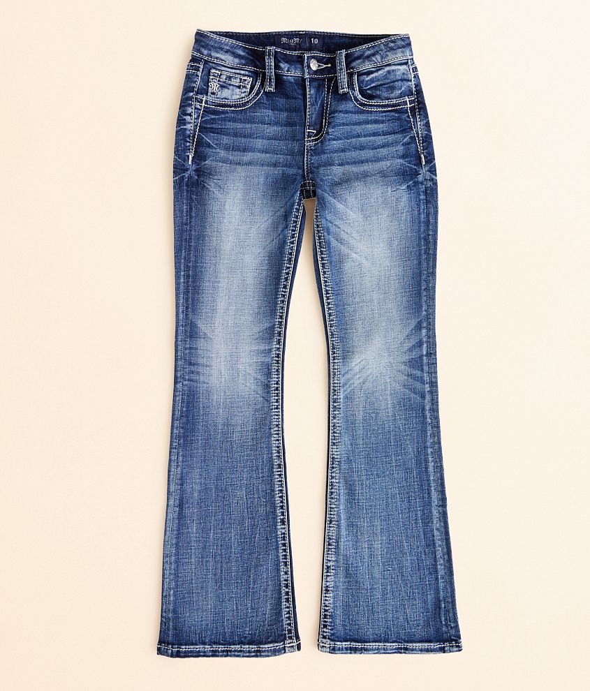 Girls - Miss Me Mid-Rise Boot Stretch Jean front view