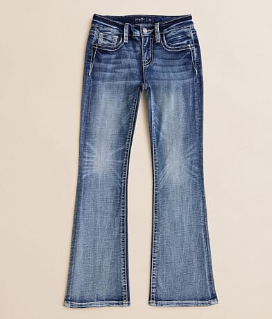 Miss Me Girls - Mid-Rise Boot Stretch Jean front view
