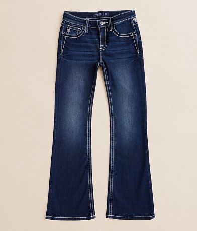 Miss Me Girls - Mid-Rise Boot Stretch Jean front view
