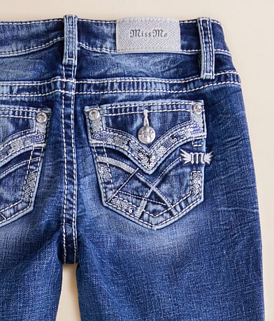 Girls - Mid-Rise Flare Stretch Jean thumbnail 3