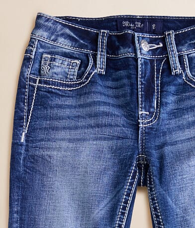 Girls - Mid-Rise Flare Stretch Jean thumbnail 4